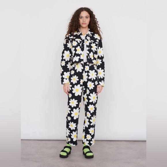 Lazy Oaf Pushing Daisies Unisex Pants - Picture 3 of 4